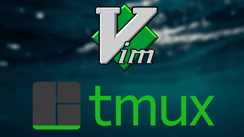 vim and tmux logos